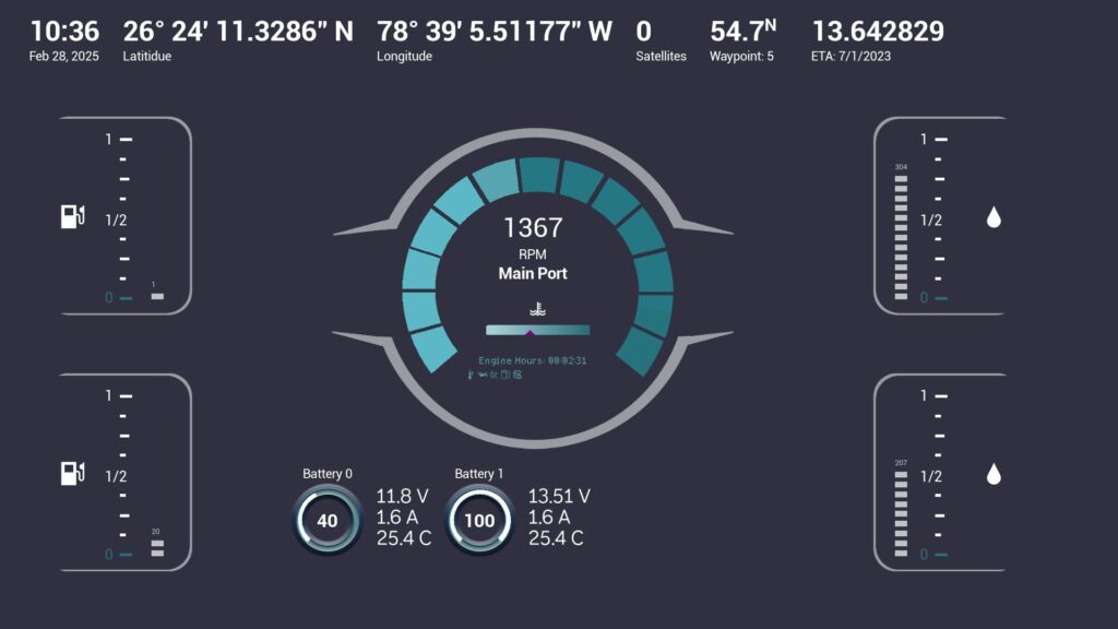 navigator misc screen